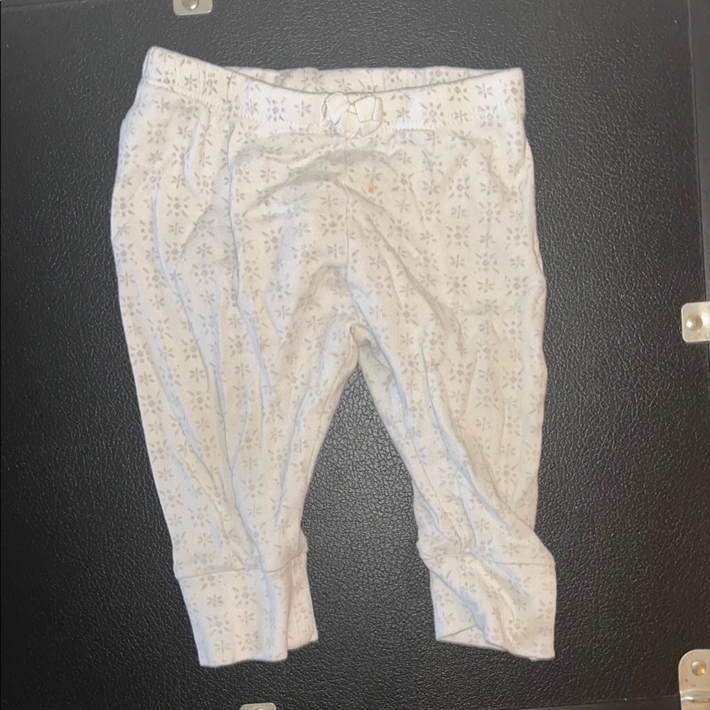 GAP Kids Cream Patterned Leggings